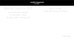 Desktop Screenshot of lumpkincampground.org